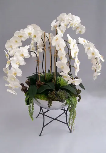 Beautiful Faux Oncidium Orchid Arrangements